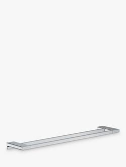 Hansgrohe AddStoris Wall-Mounted Double Towel Rail, Chrome