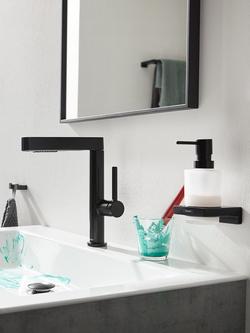 Hansgrohe AddStoris Wall-Mounted Soap Dispenser - view 2, Matt Black