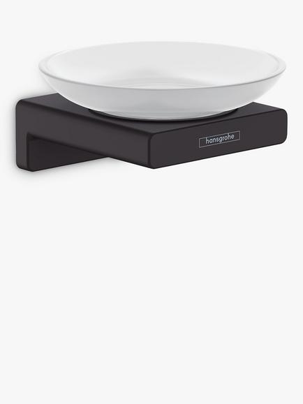 Hansgrohe AddStoris Wall-Mounted Soap Dish, Matt Black