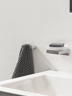 Hansgrohe AddStoris Wall-Mounted Double Towel Hook - view 2, Chrome