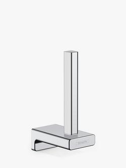 Hansgrohe AddStoris Vertical Wall-Mounted Toilet Roll Holder, Chrome
