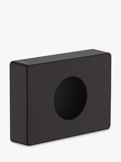 Hansgrohe AddStoris Wall-Mounted Sanitary Bag Dispenser, Matt Black
