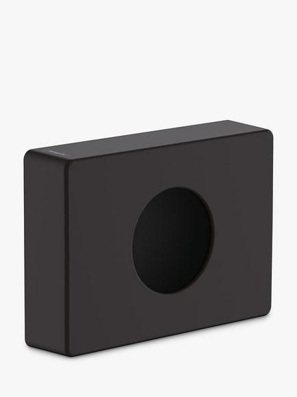 Hansgrohe AddStoris Wall-Mounted Sanitary Bag Dispenser, Matt Black