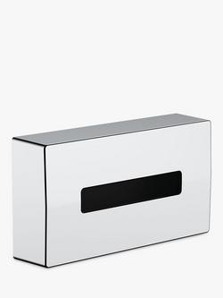 Hansgrohe AddStoris Wall-Mounted Tissue Box, Chrome