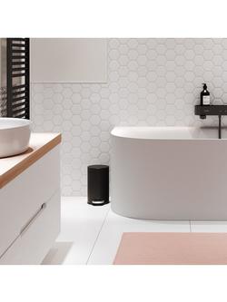 Hansgrohe AddStoris Bathroom Pedal Bin, 3L - view 2, Matt Black