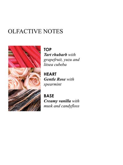 Molton Brown Delicious Rhubarb & Rose Scented Signature Candle, 190g - view 2, 