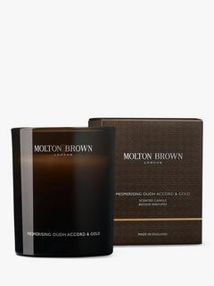 Molton Brown Mesmerising Oudh Accord & Gold Scented Signature Candle, 190g