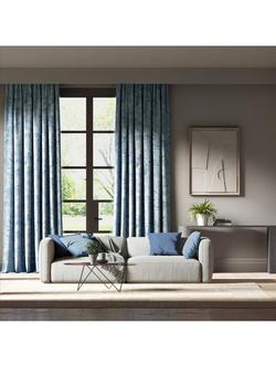 Harlequin Journey of Discovery Satin Furnishing Fabric - view 2, Wild Water/Exhale