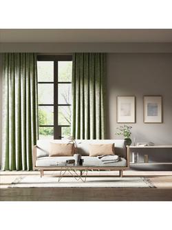 Harlequin Melograno Furnishing Fabric - view 2, Forest/First Light