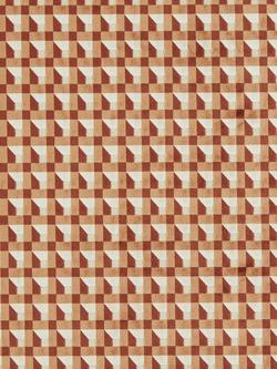 Harlequin Blocks Furnishing Fabric, Paprika/Bark/Bleach