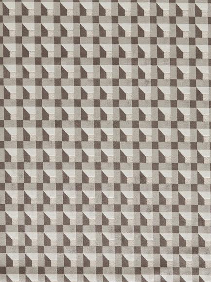 Harlequin Blocks Furnishing Fabric, Black Earth/Sketched