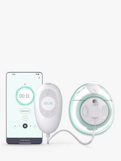 Elvie Stride Single Electric Smart Breast Pump, White