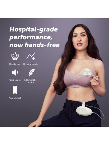 Elvie Stride Single Electric Smart Breast Pump - view 2, White