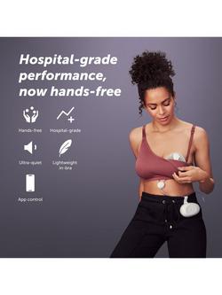 Elvie Stride Double Electric Smart Breast Pump - view 2, White