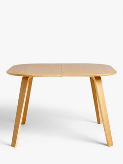 John Lewis Anton 4-6 Seater Extending Dining Table, Oak - view 2, Oak