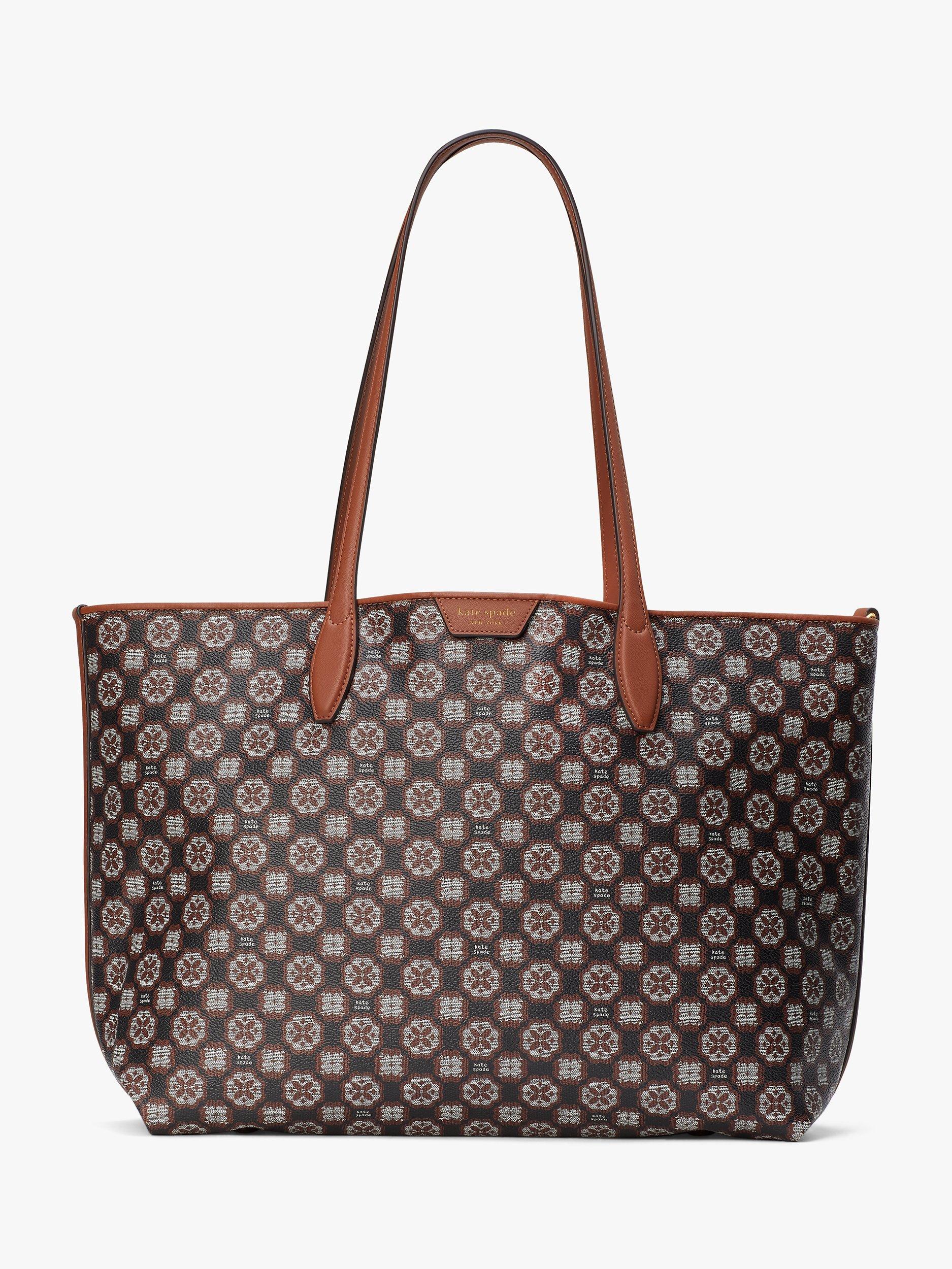 kate spade new york Flower Sutton Tote Handbag, Black/Multi