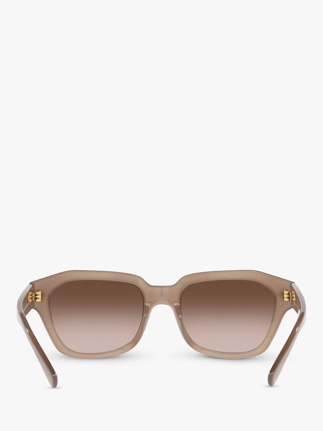 Product image 7 of 11, which shows Vogue VO5444S Women's Irregular Sunglasses, Opal Sand/Brown Gradient