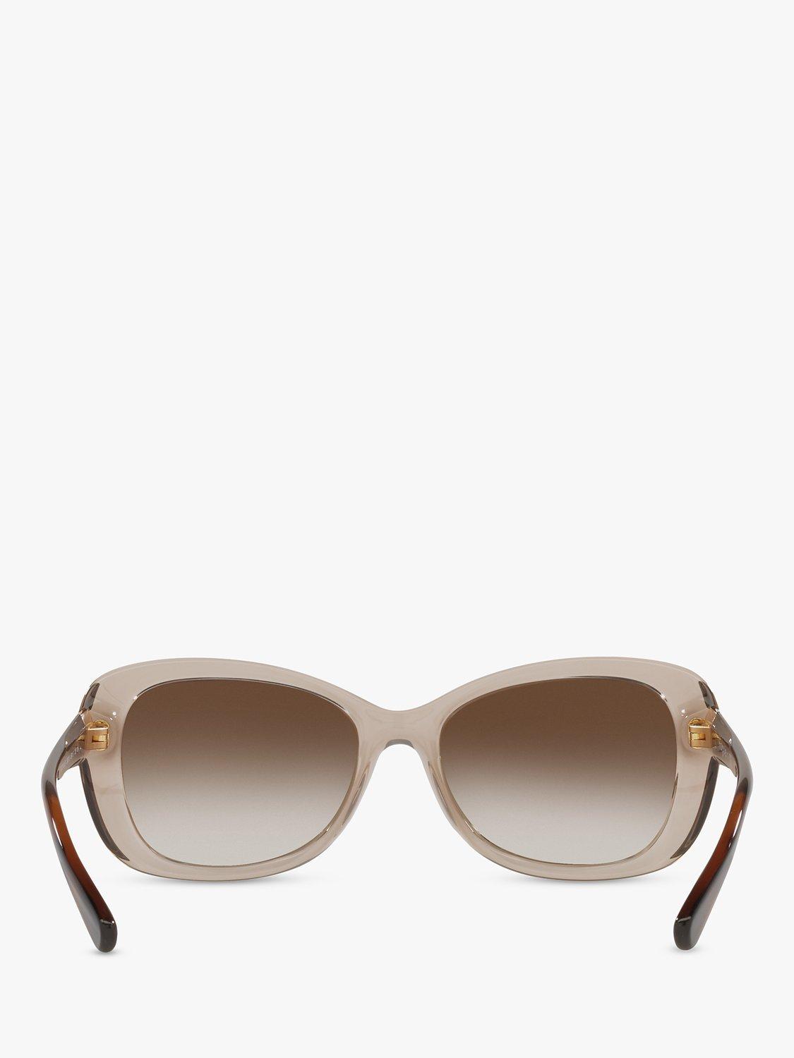 Product image 7 of 11, which shows Vogue VO2943SB Women's Butterfly Sunglasses, Transparent Light Brown/Brown Gradient
