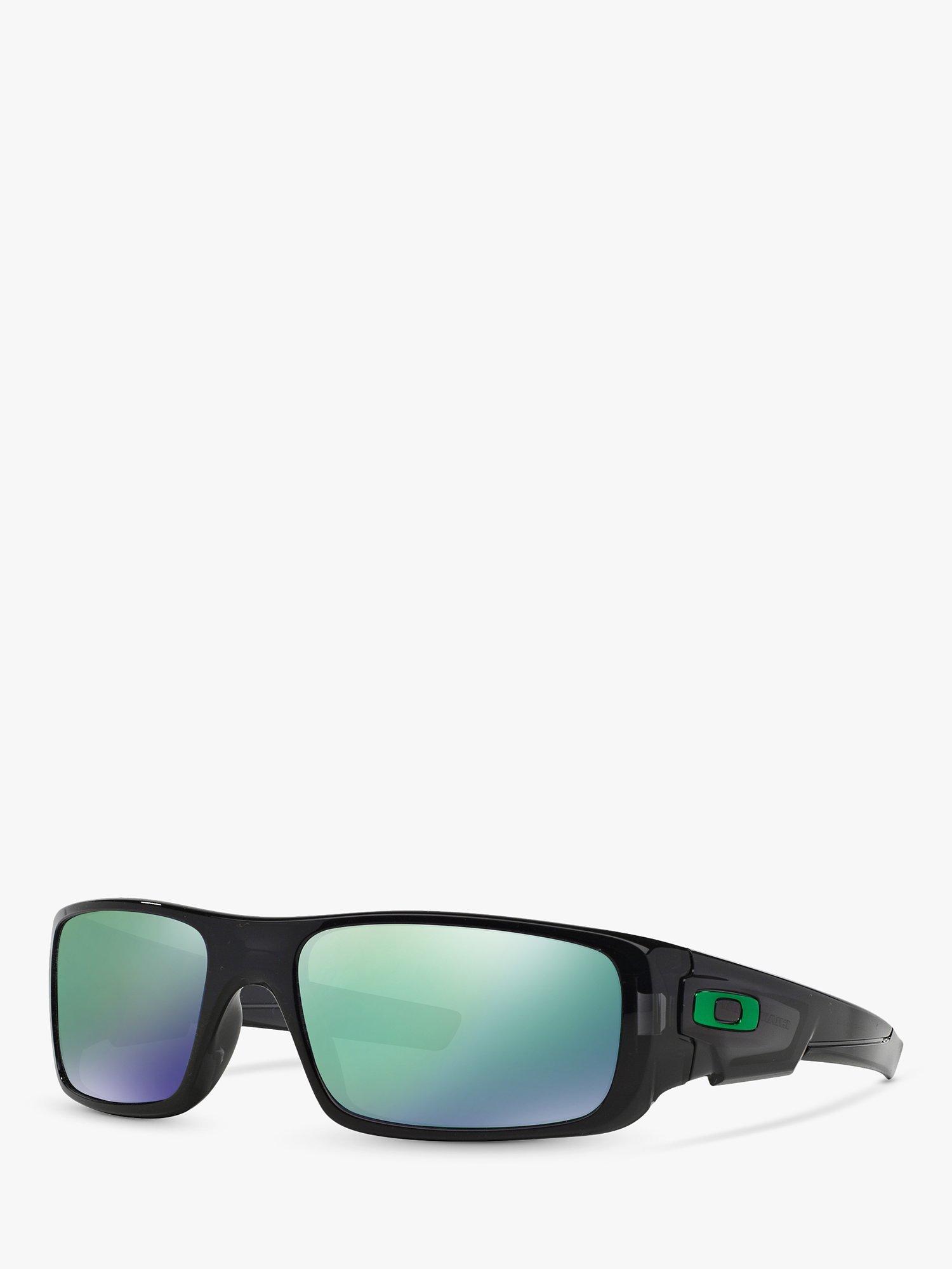 Oakley OO9239 Men s Crankshaft Rectangular Sunglasses Black Ink Mirror Green