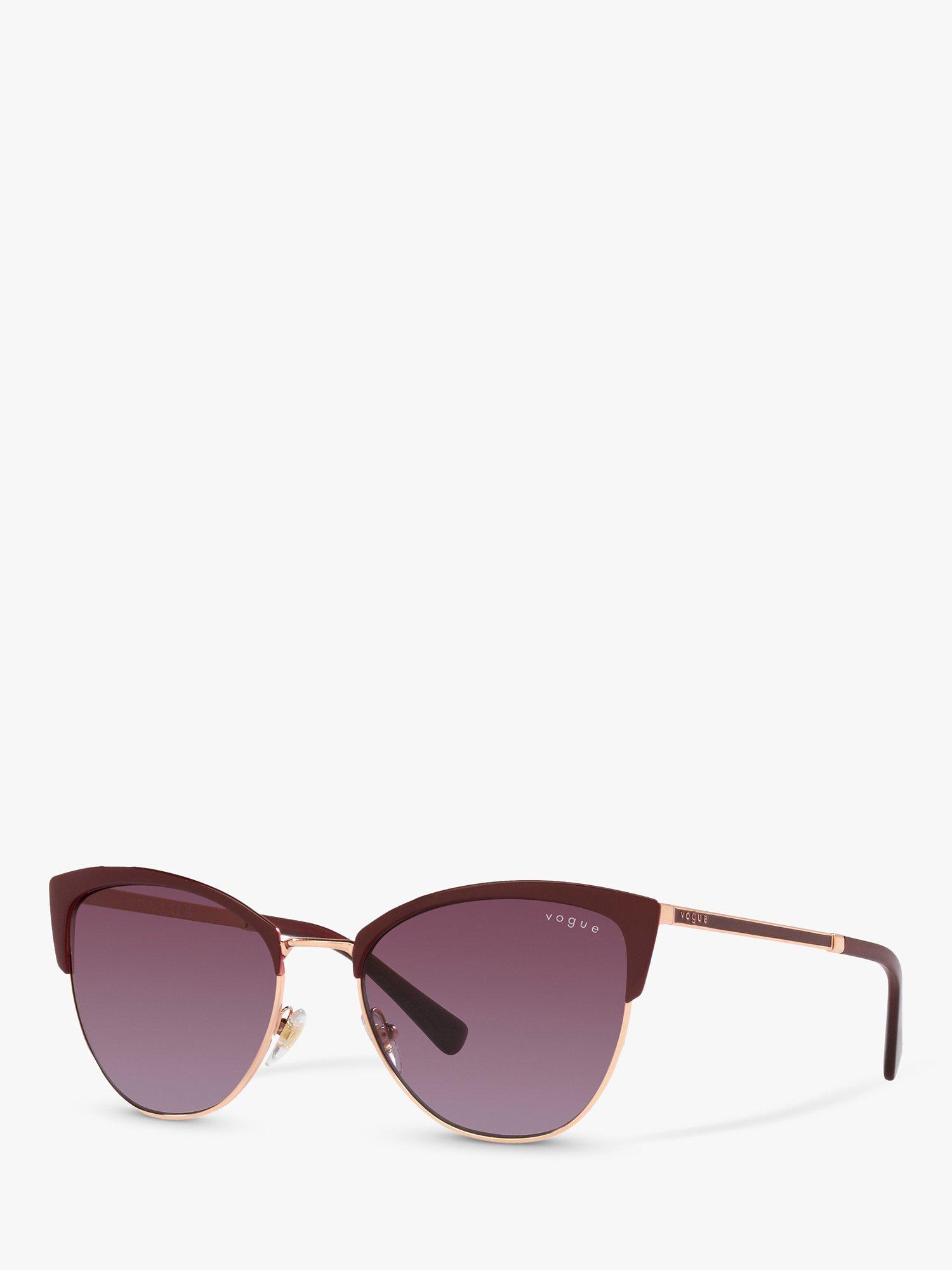 Vogue VO4251S Women's Butterfly Sunglasses, Bordeaux/Violet Gradient