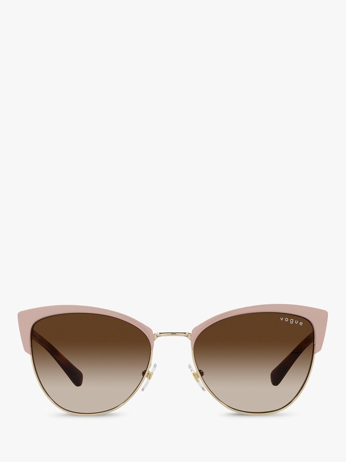 Product image 3 of 11, which shows Vogue VO4251S Women's Butterfly Sunglasses, Beige/Brown Gradient