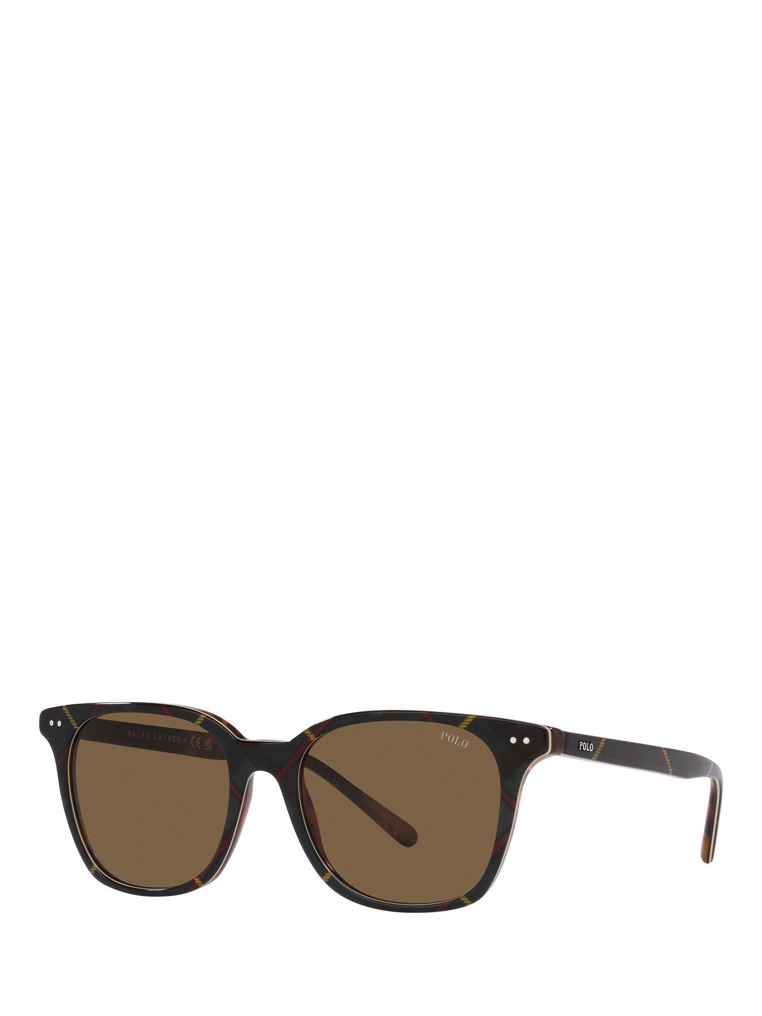 Product image 1 of 11, which shows Polo Ralph Lauren PH4187 Men's Sunglasses, Shiny Dress Gordon/Brown