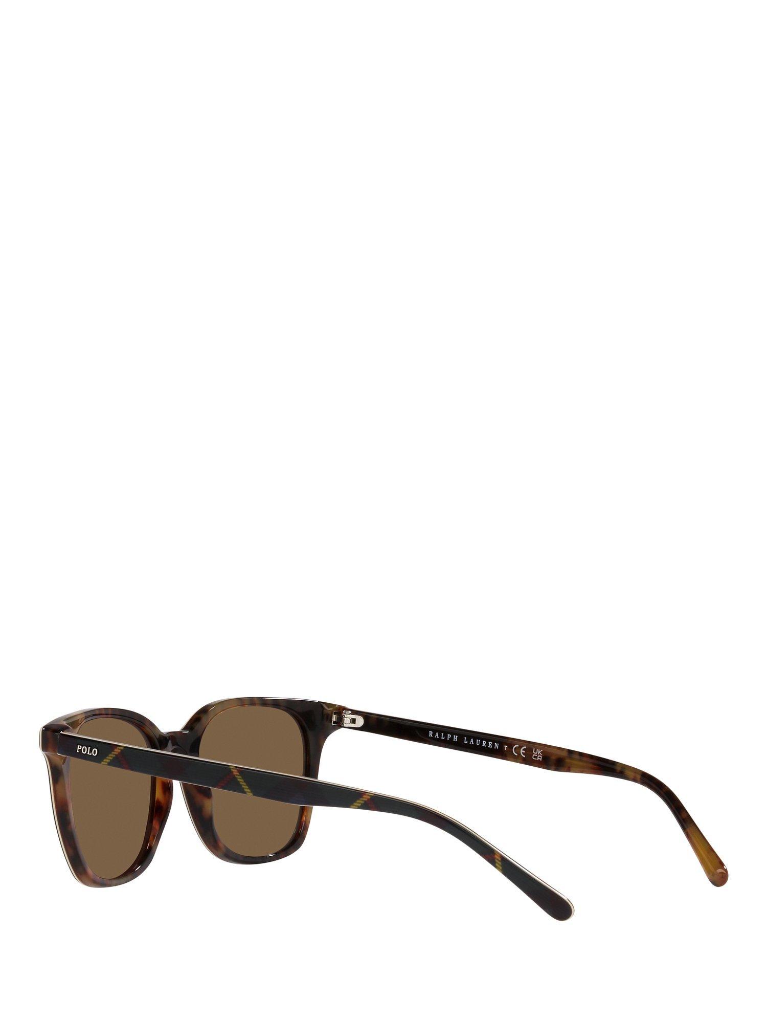 Product image 5 of 11, which shows Polo Ralph Lauren PH4187 Men's Sunglasses, Shiny Dress Gordon/Brown