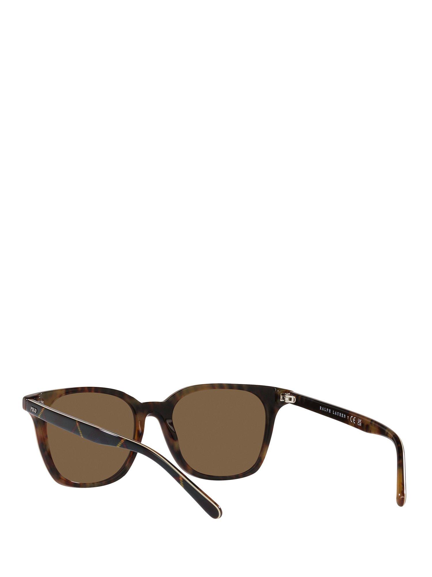 Product image 6 of 11, which shows Polo Ralph Lauren PH4187 Men's Sunglasses, Shiny Dress Gordon/Brown