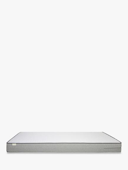 Kub Cubby Dual Fibre Mattress, Firm Tension, Single, White/Grey