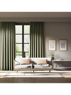 Harlequin Khorol Furnishing Fabric - view 2, Sage/Shiitake