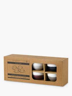 Royal Doulton Coffee Studio Porcelain Cappuccino Cup & Saucer, Set of 4, 269ml, Assorted - view 2, Assorted