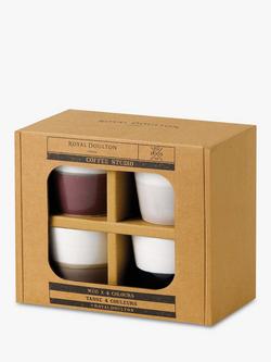 Royal Doulton Coffee Studio Porcelain Small Mug, Set of 4, 265ml, Assorted - view 2, Assorted