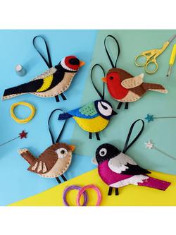 The Make Arcade Birds Hanging Decoration Craft Kit, Multi