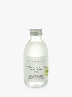 True Grace Green Tea & Citrus Diffuser Refill, 200ml, Clear