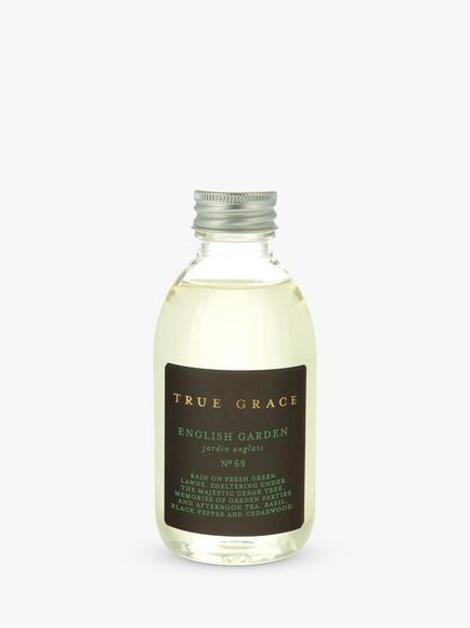 True Grace English Garden Diffuser Refill, 200ml, Smoked