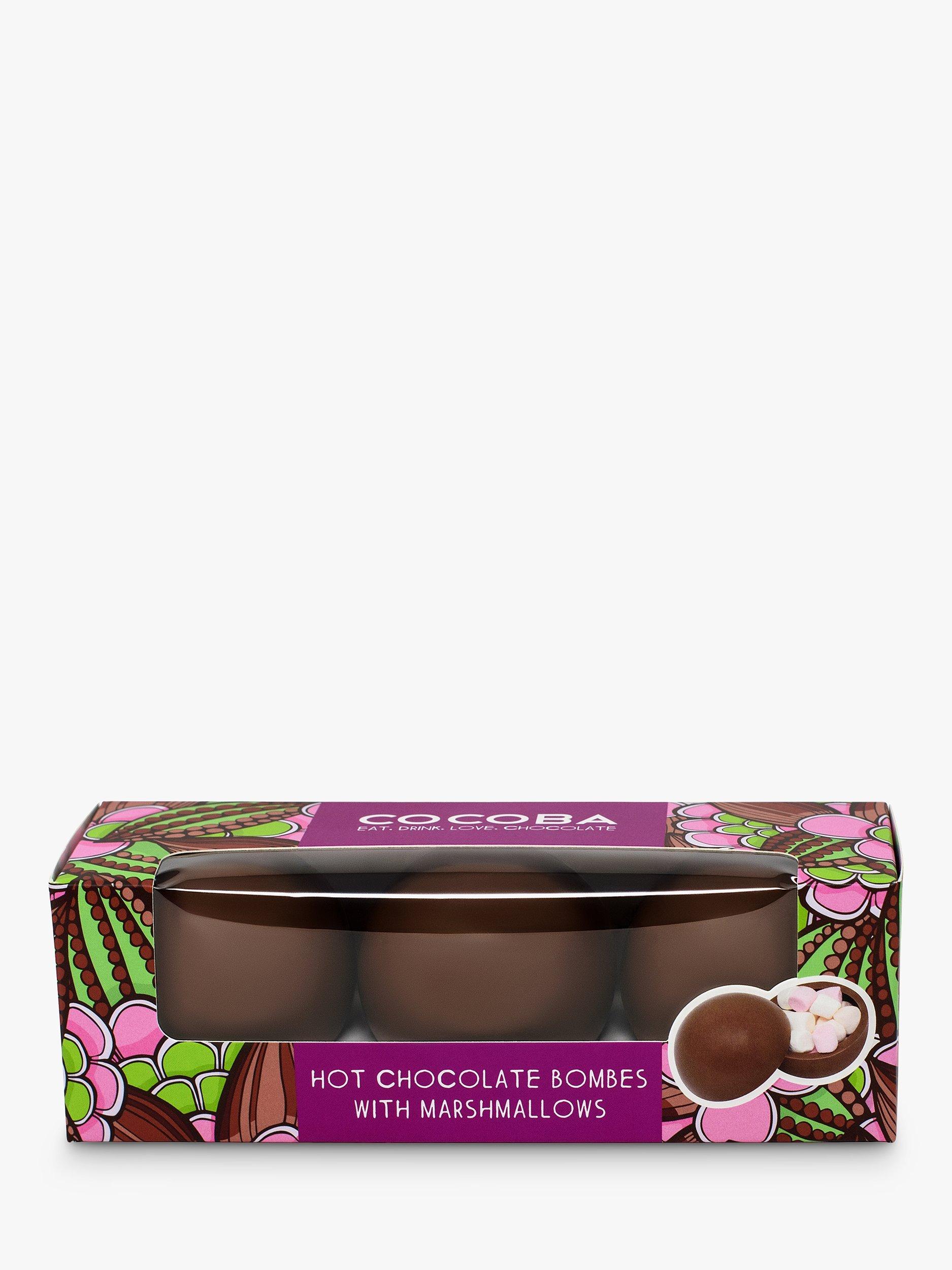 Cocoba Marshmallow Hot Chocolate Bombes, Pack of 3,150g