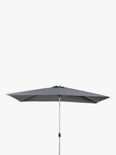 Gallery Direct Viali Rectangular Parasol, 2 x 3m, Grey