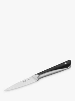 Jamie Oliver by Tefal Stainless Steel Paring Knife, 9cm - view 2, Silver/Black