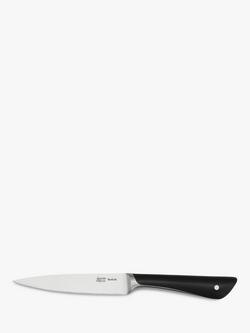 Jamie Oliver by Tefal Stainless Steel Utility Knife, 12cm, Silver/Black