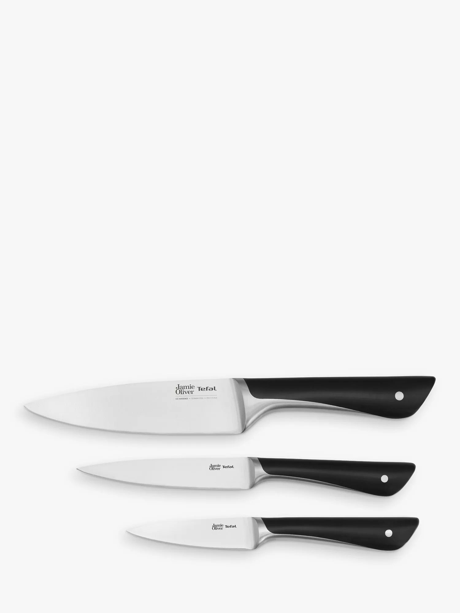 Jamie Oliver by Tefal Stainless Steel Knife Set, 3 Piece