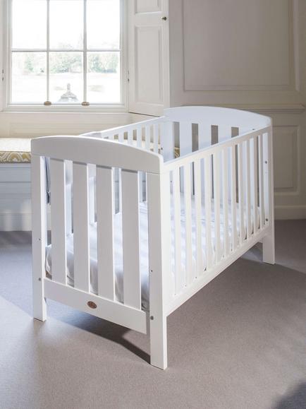 Boori Alice Cotbed with Mattress, White - view 2, White