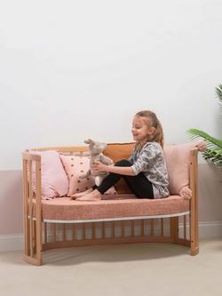 Boori Oasis Oval Cot with Mattress, Beech - view 2, Beech