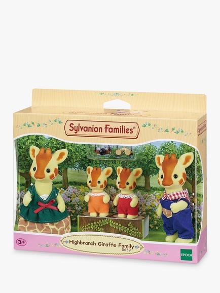 Sylvanian Families Highbranch Giraffe Family - view 2, Multi