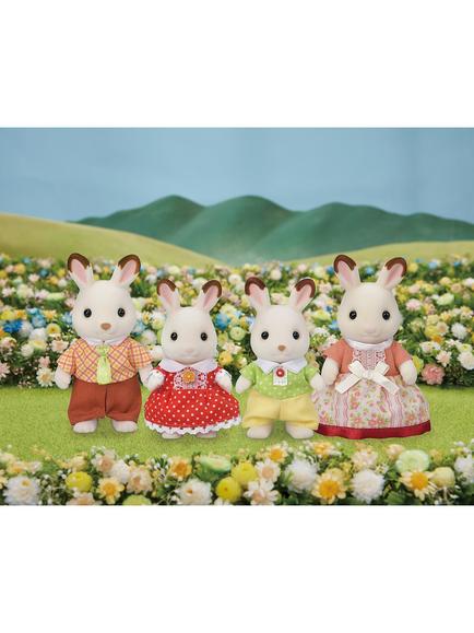 Sylvanian Families Chocolate Rabbit Family, 