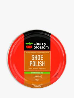 Cherry Blossom Shoe Polish, Light Tan, Light Tan