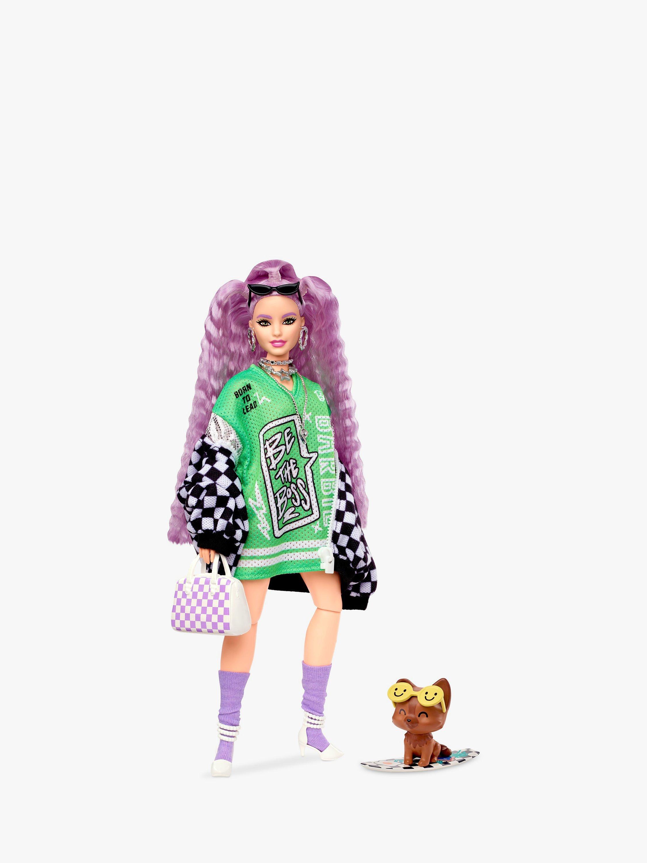 Barbie Extra Doll with Racer Jacket Outfit