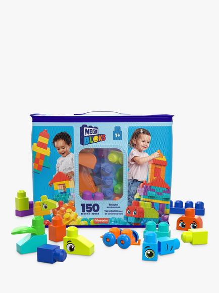 Mega Bloks Bigger Building Bag 150-piece Set, Multi