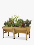 VegTrug Outdoor Medium Planter, 183cm, FSC-Certified (Cedar Wood), Natural