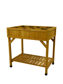 VegTrug Outdoor Herb Garden Planter, FSC-Certified (Cedar Wood), Natural