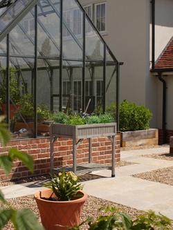 VegTrug Outdoor Herb Garden Planter, FSC-Certified (Cedar Wood) - view 2, Grey Wash